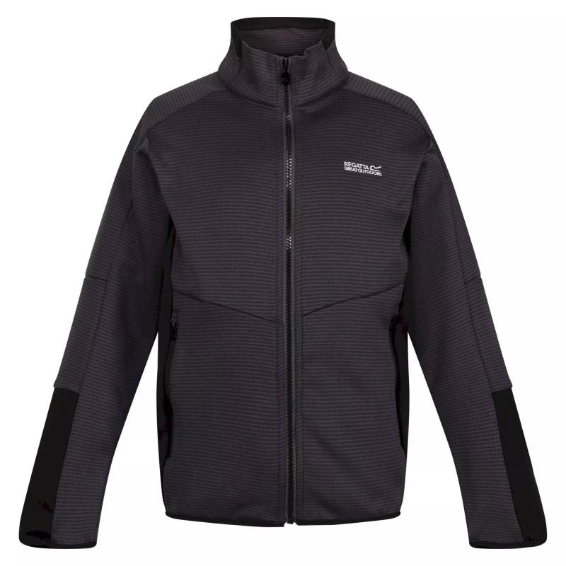 Highton Iii Fleecejacke Durchgehender Reißverschluss Jungen Grau 128 von Regatta