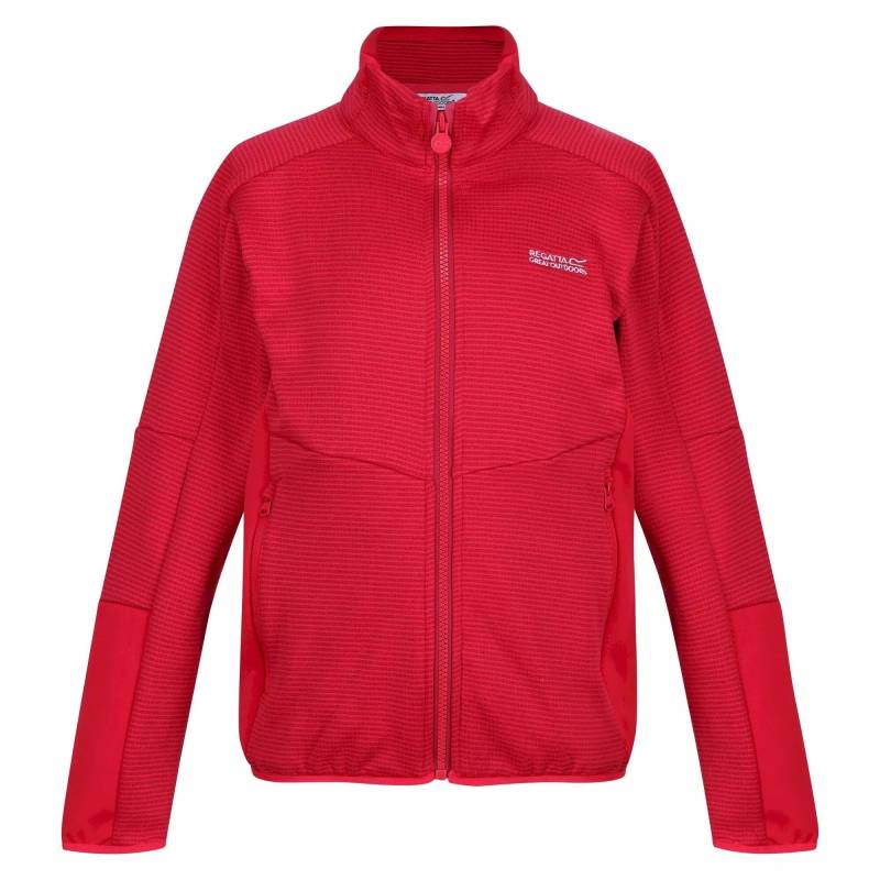 Highton Iii Fleecejacke Durchgehender Reißverschluss Jungen Rubin 104 von Regatta