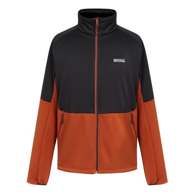 Highton Iv Fleecejacke Durchgehender Reißverschluss Herren Braun Leder M von Regatta