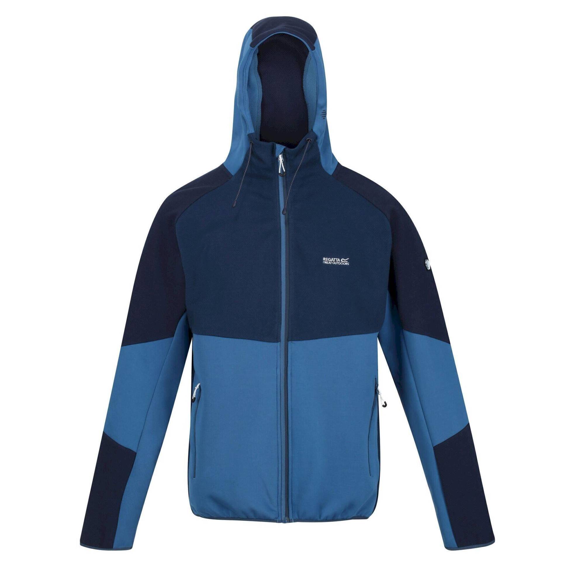 Regatta - Highton Pro Hoodie mit durchgehendem Reißverschluss, für Herren, Blau Denim, Größe XXL von Regatta