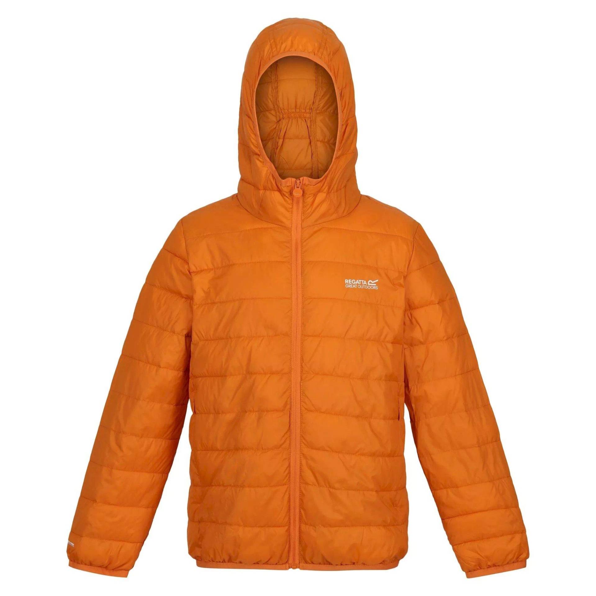 Hillpack Jacke Mit Kapuze Jungen Orange Bunt 128 von Regatta