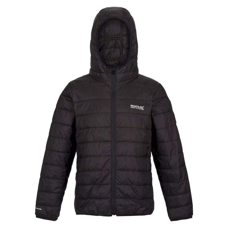 Hillpack Jacke Mit Kapuze Jungen Schwarz 116 von Regatta