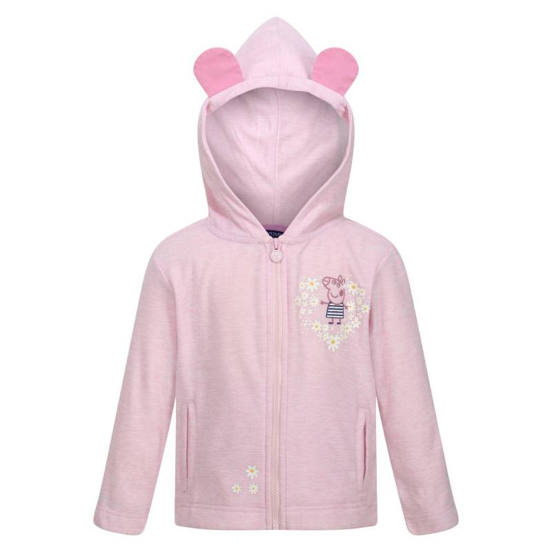 Hoodie Mit Durchgehendem Reißverschluss Jungen Pink 92 von Regatta