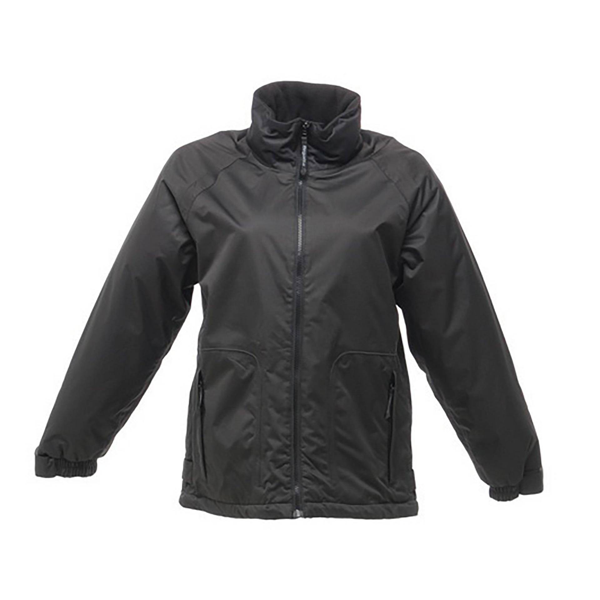 Regatta - Hudson Jacke, wasserdicht, für Damen, Schwarz, Größe 42 von Regatta