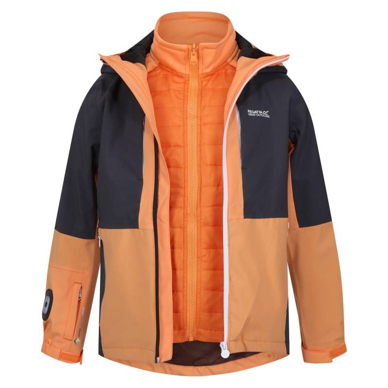 Hydrate Viii Jacke, Wasserfest 3 In 1 Mädchen Gelb Orangé 104 von Regatta