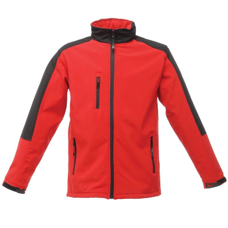 Hydroforce Softshelljacke, Wasserabweisend, Atmungsaktiv Herren Rot Bunt 3XL von Regatta