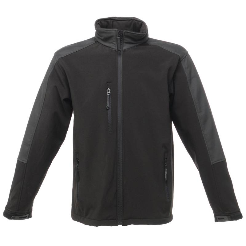 Hydroforce Softshelljacke, Wasserabweisend, Atmungsaktiv Herren Schwarz L von Regatta