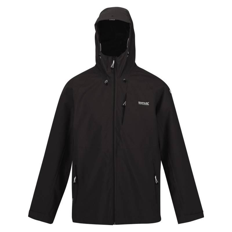 Jacke, Wasserfest Herren Schwarz L von Regatta