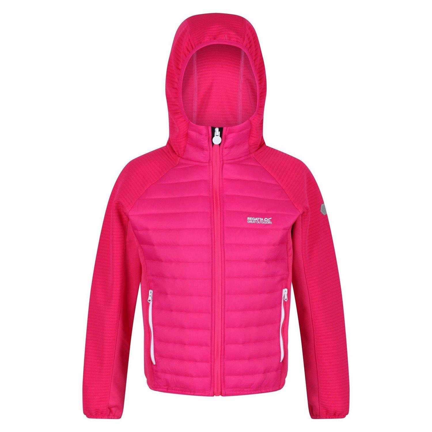 Kielder V Isolierjacke, Hybrid Jungen Dunkelrosa 164 von Regatta