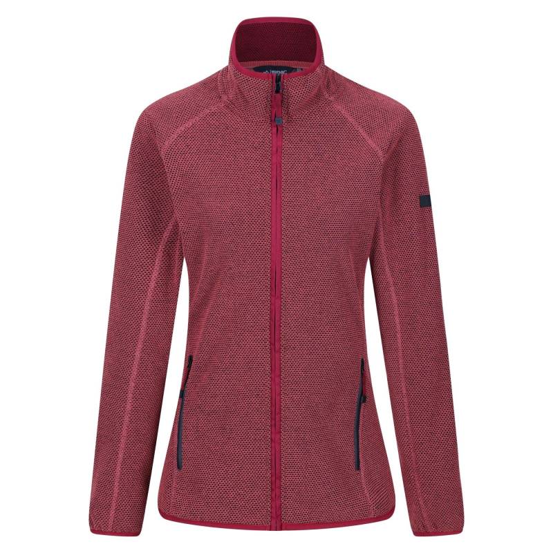 Kinwood Fleecejacke Durchgehender Reißverschluss Damen Rot Bunt 34 von Regatta