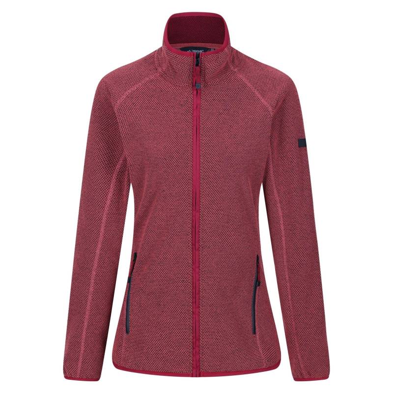 Kinwood Fleecejacke Durchgehender Reißverschluss Damen Rot Bunt 38 von Regatta