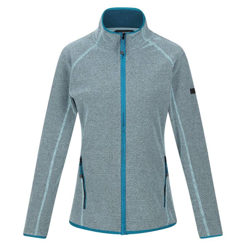 Kinwood Fleecejacke Durchgehender Reißverschluss Damen Taubenblau 36 von Regatta