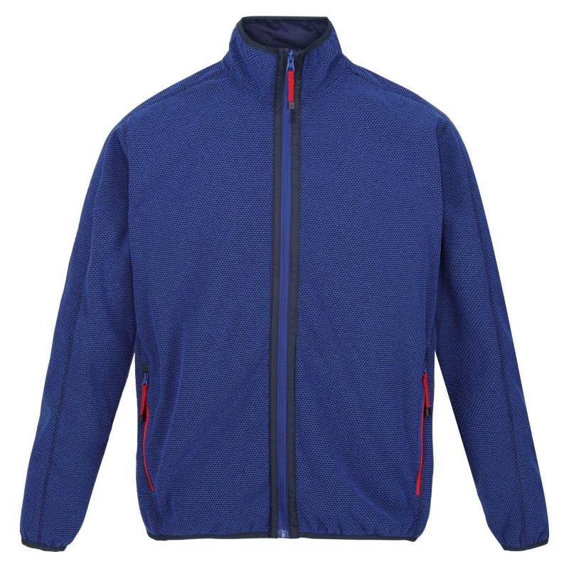 Kinwood Fleecejacke Durchgehender Reißverschluss Herren Blau 3XL von Regatta