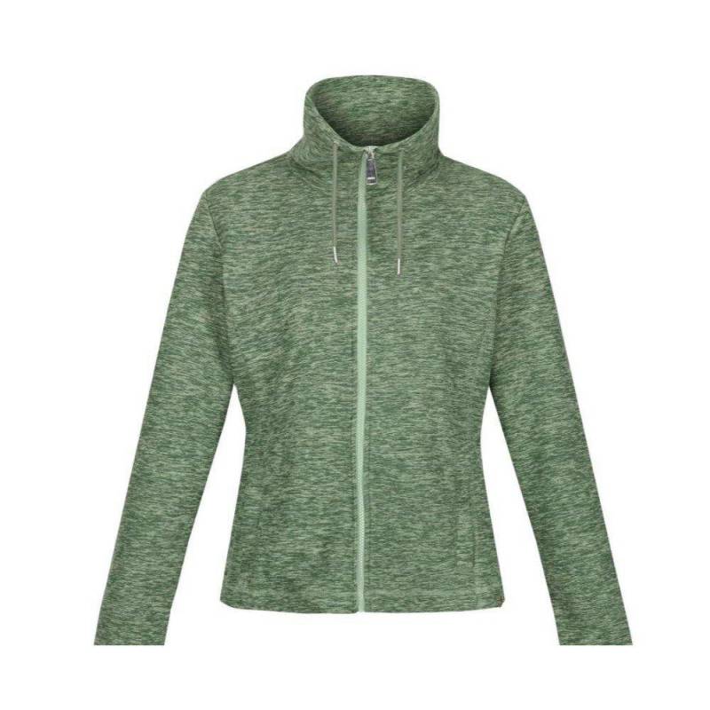 Kizmitt Fleecejacke Durchgehender Reißverschluss Damen Apfelgrün 44 von Regatta