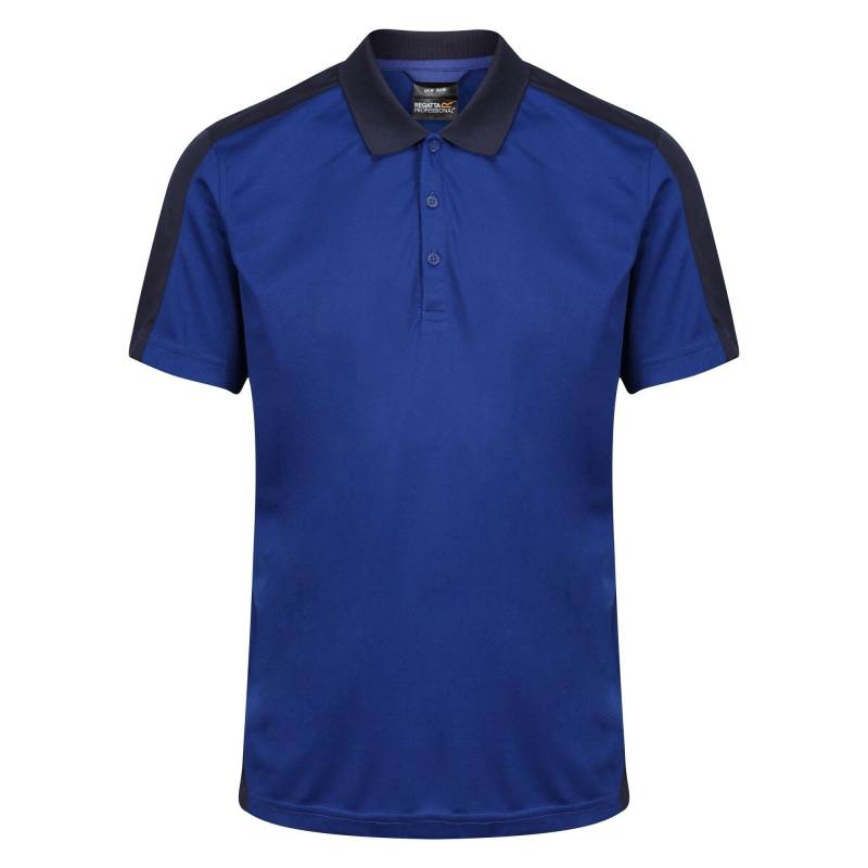 Kontrast Coolweave Pique Polo-hemd Damen Marine M von Regatta