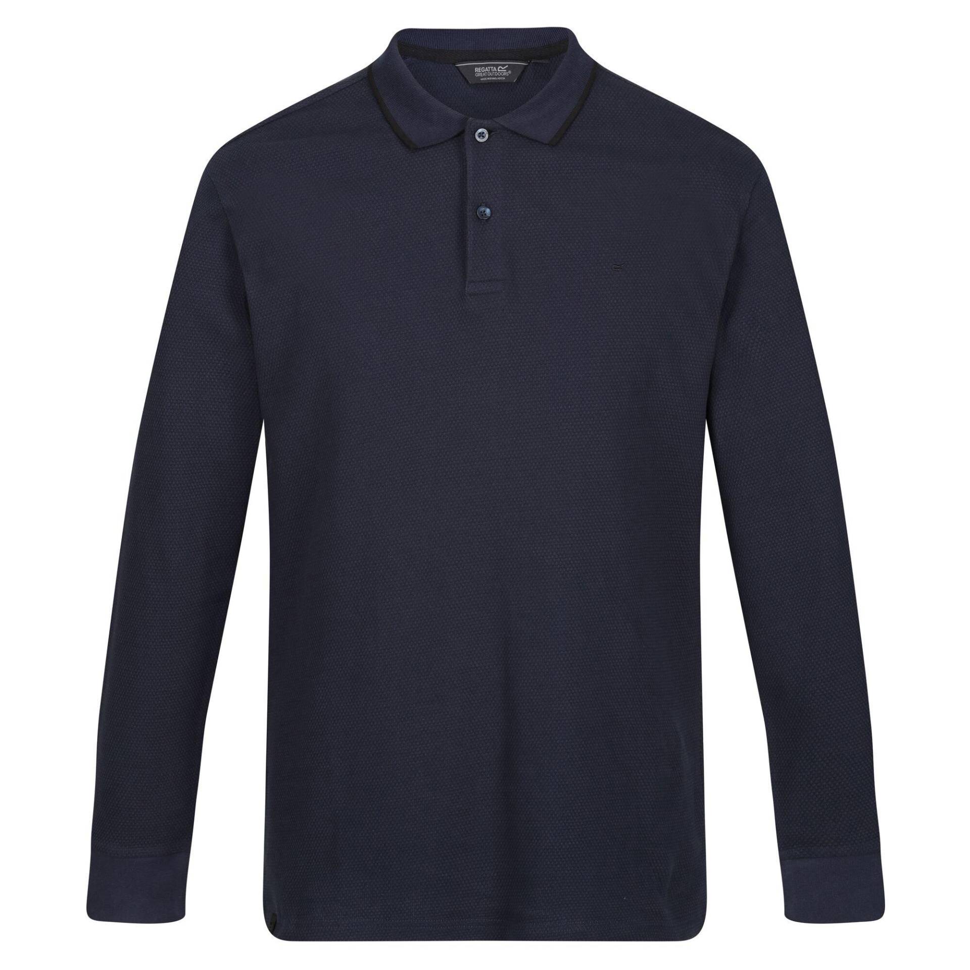 Leaonzo Poloshirt Langärmlig Herren Marine M von Regatta