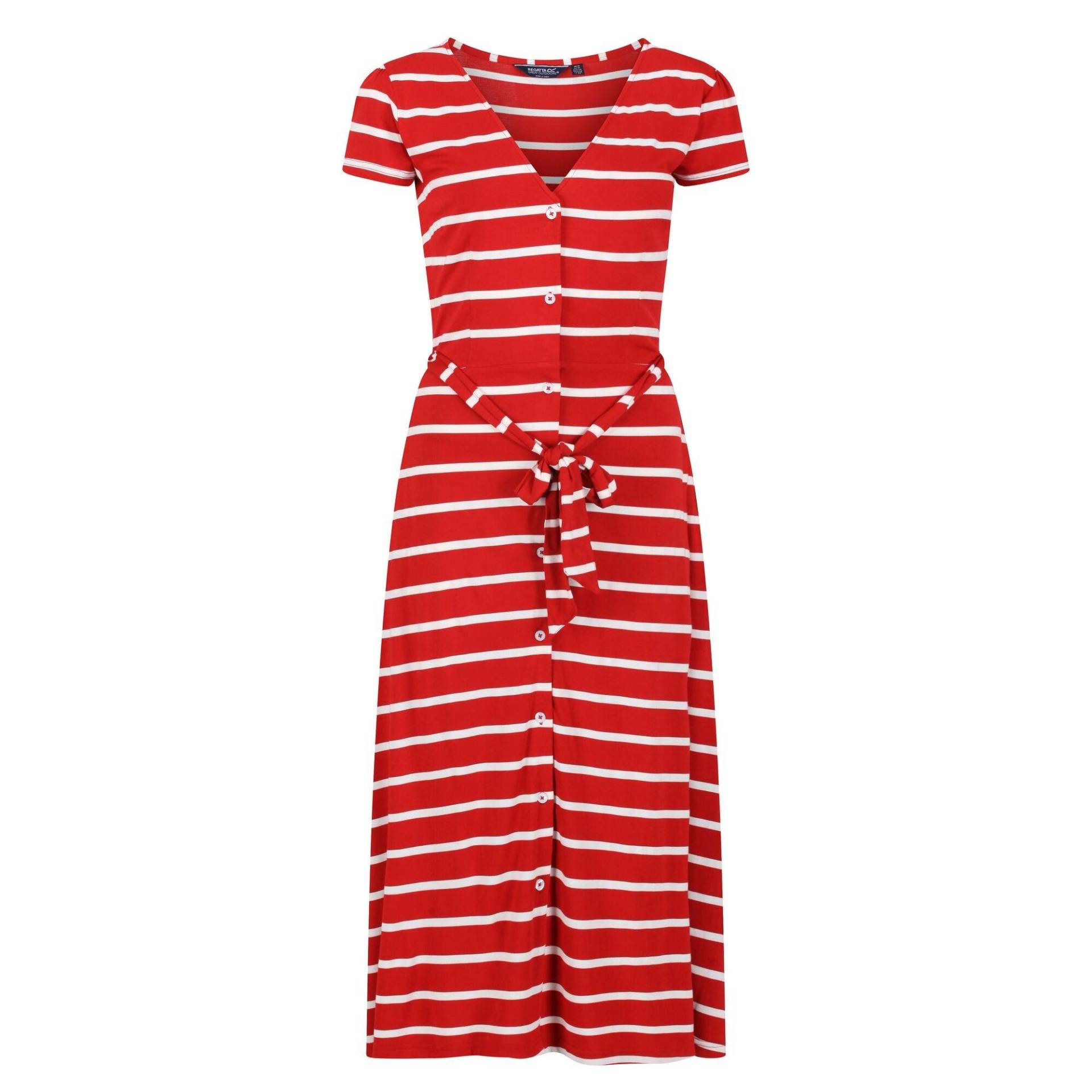 Regatta - Maisyn Hemdblusenkleid, für Damen, Rot Bunt, Größe 44 von Regatta