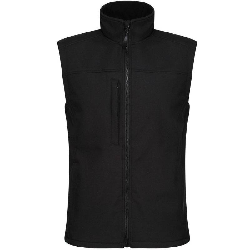 Mens Flux Softshellweste, Wasserabweisend, Winddicht Herren Schwarz S von Regatta