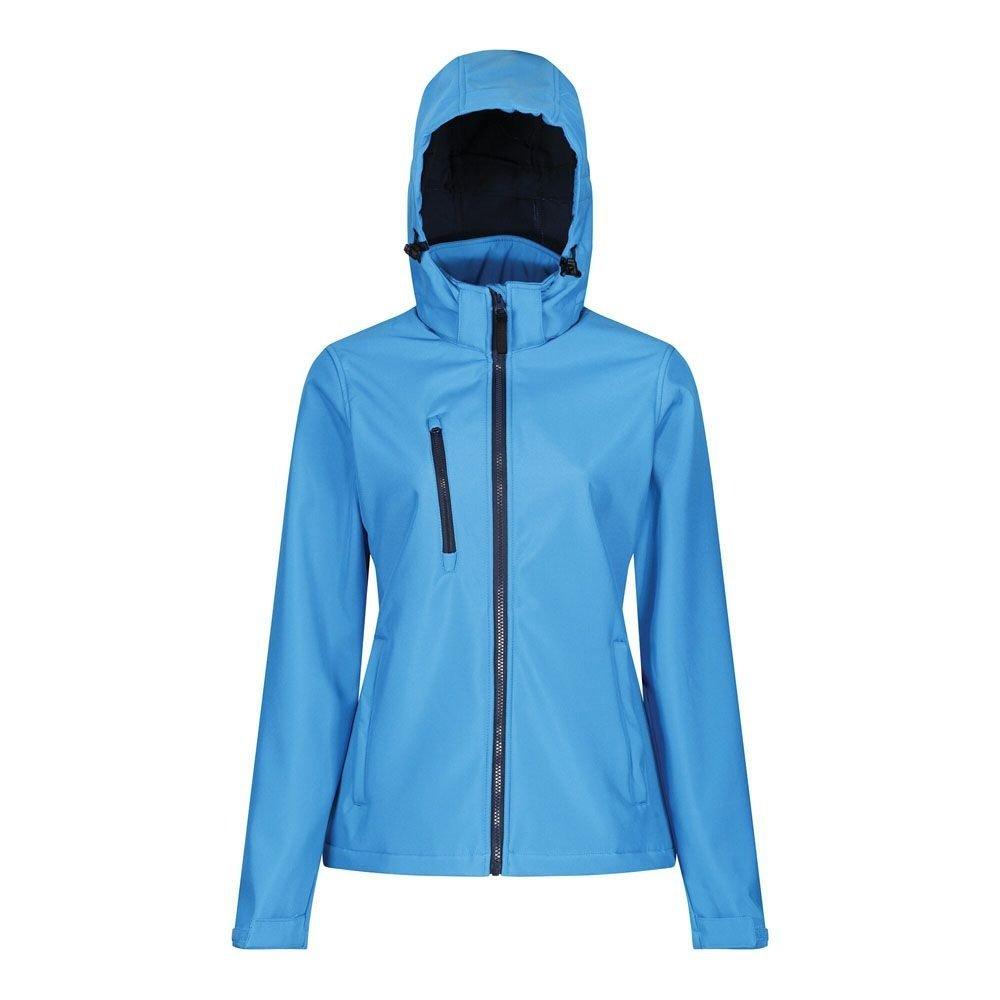 "venturer" Softshelljacke, Mit Kapuze Damen Blau 36 von Regatta