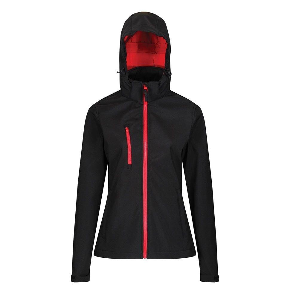 "venturer" Softshelljacke, Mit Kapuze Damen Schwarz 36 von Regatta