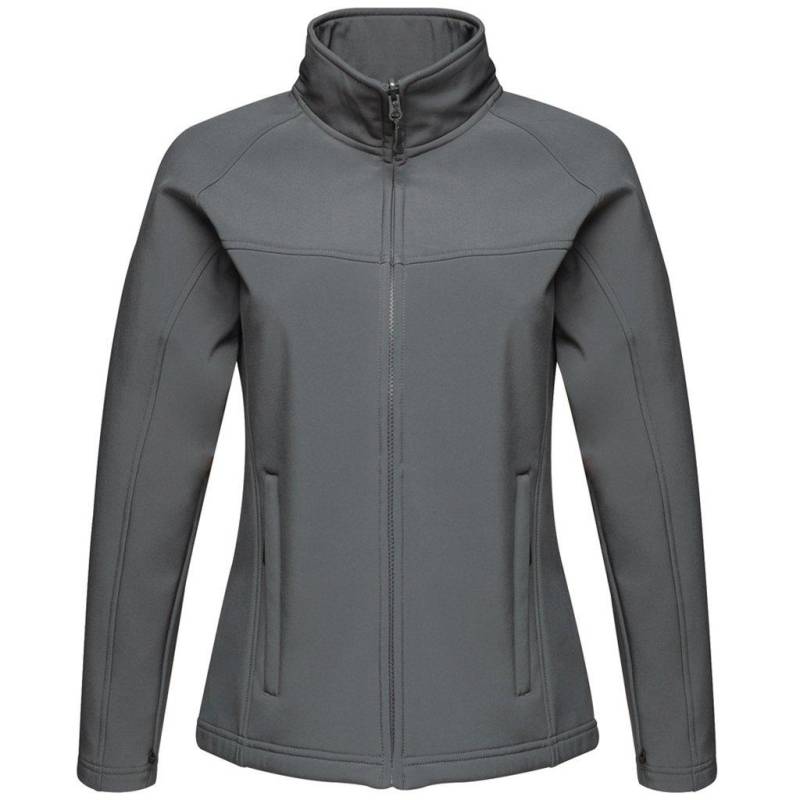 Uproar Jacke Softshelljacke Damen Grau 38 von Regatta