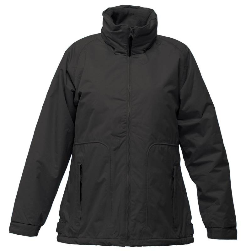 Hudson Jacke, Wasserfest, Winddicht, Fleeceinnenfutter Damen Schwarz 42 von Regatta