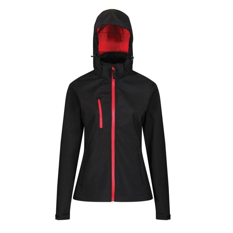 "venturer" Softshelljacke, Mit Kapuze Damen Schwarz 44 von Regatta