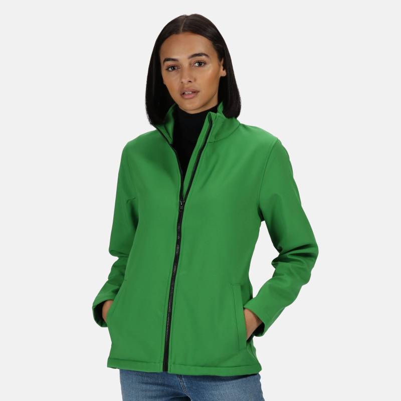 Regatta - Standout Softshelljacke Ablaze bedruckbar, für Damen, Grün, Größe 44 von Regatta