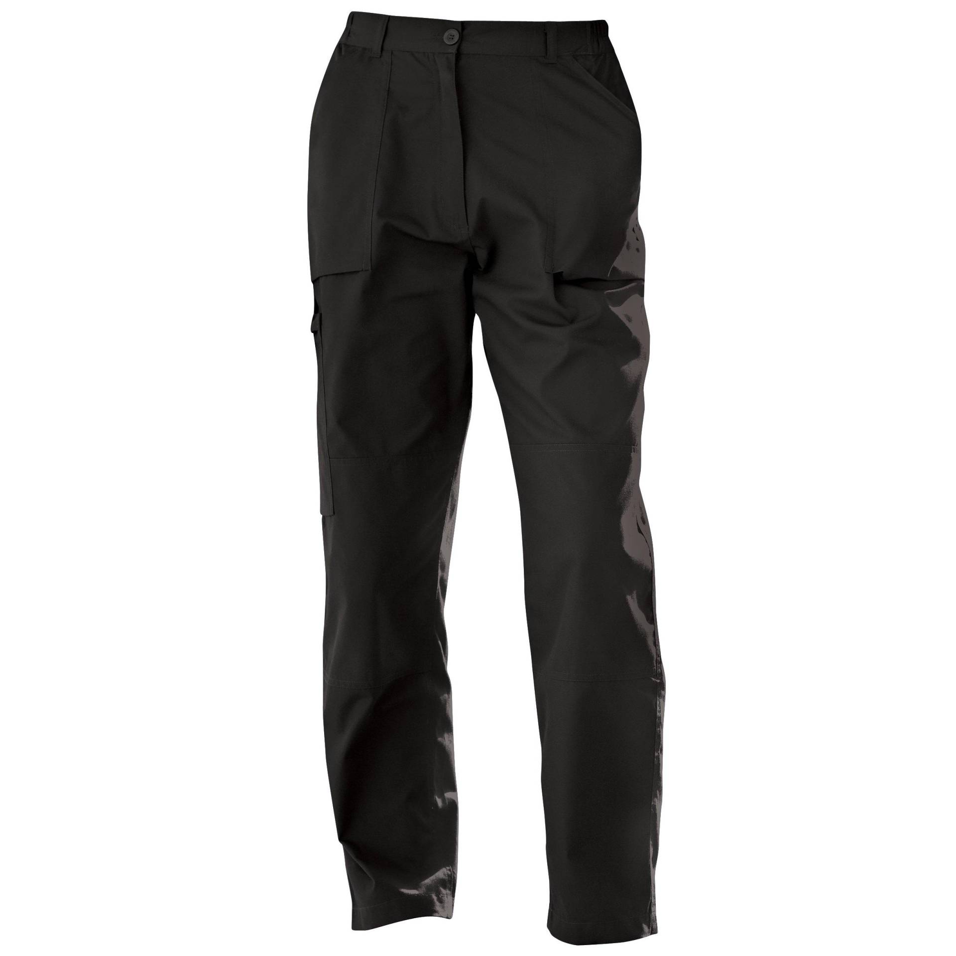 Regatta - New Action Hose, reguläre Länge, für Damen, Schwarz, Größe 46 von Regatta