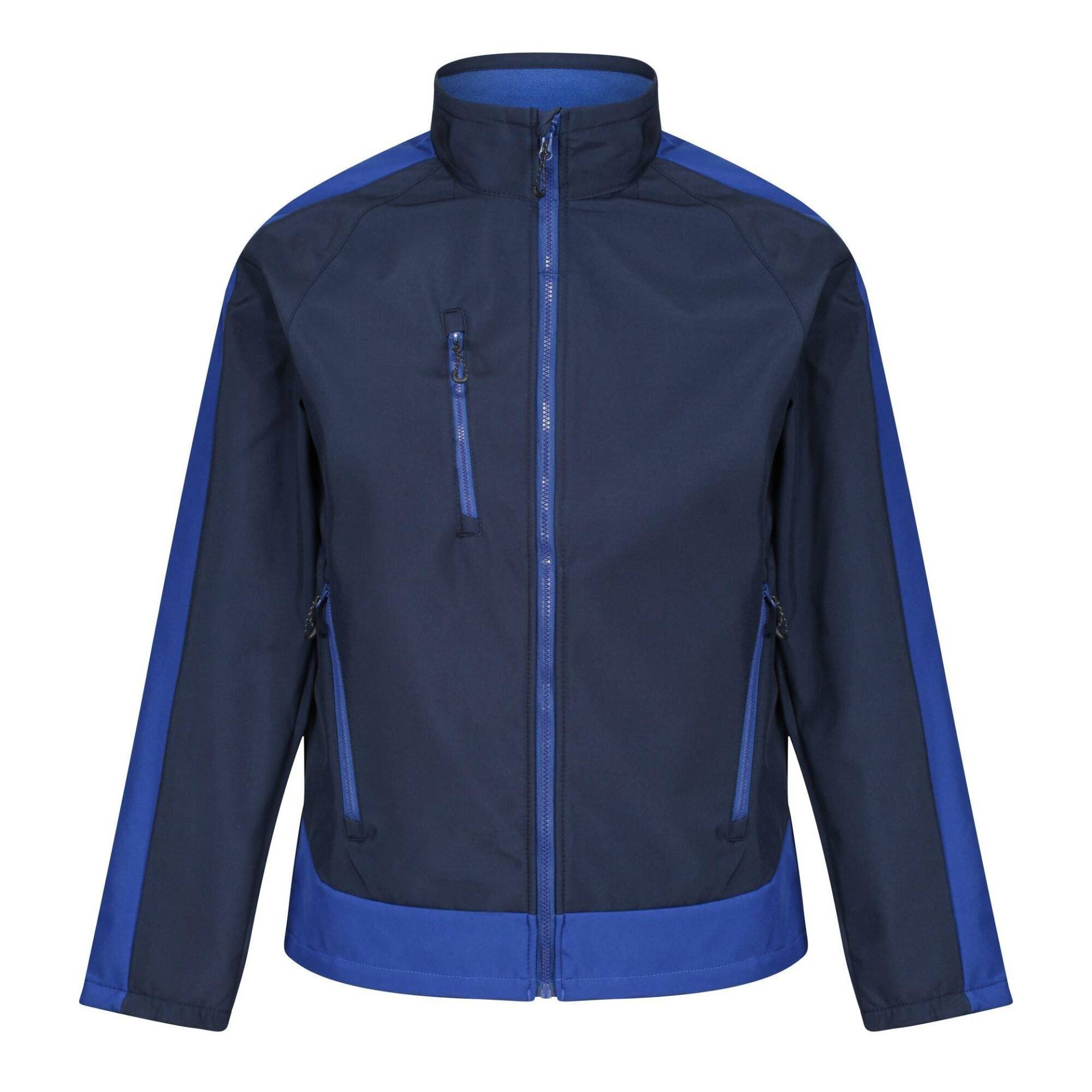 Softshelljacke Mit Kontrastdetails, Dreilagig Herren Blau L von Regatta