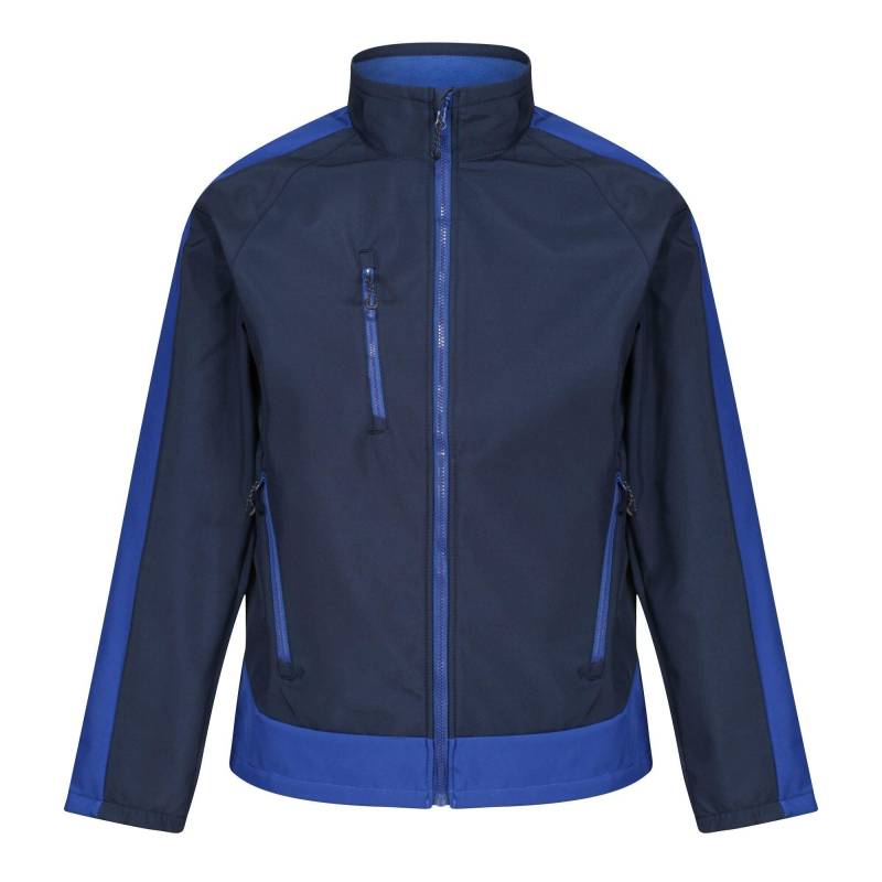 Softshelljacke Mit Kontrastdetails, Dreilagig Herren Blau L von Regatta