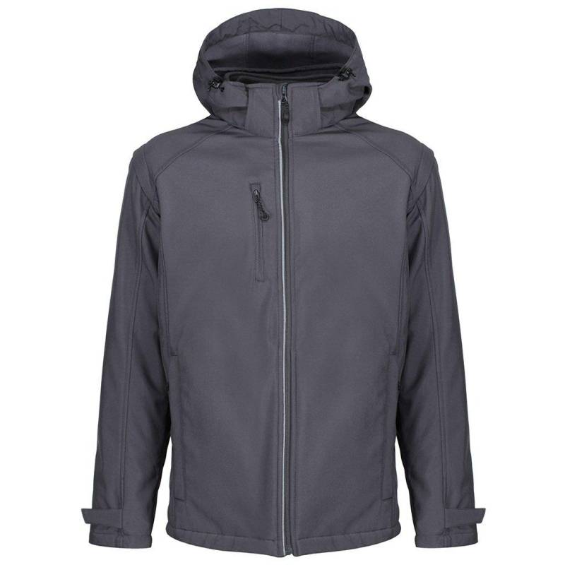 Erasmus 4 In 1 Softshelljacke Herren Grau M von Regatta