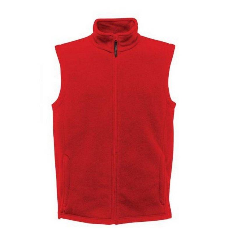 Mikro Fleece Bodywarmer Gilet Herren Rot Bunt M von Regatta