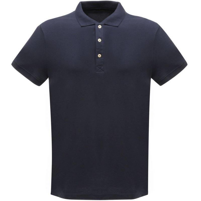 Klassik Kurzarm Polo Shirt Herren Marine M von Regatta