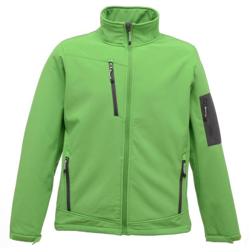 Standout Arcola Softshelljacke, 3lagig, Wasserdicht, Atmungsaktiv Herren Grün S von Regatta