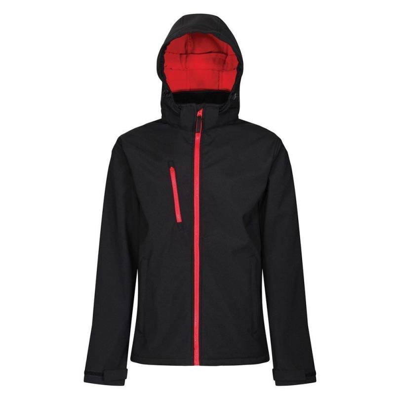 Venturer Softshelljacke, Dreilagig Herren Schwarz XXL von Regatta