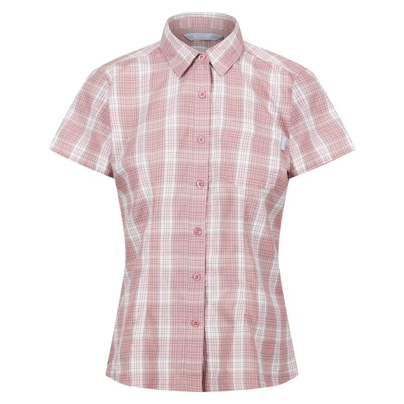 Mindano Vii Bluse Kurzärmlig Damen Rosa 44 von Regatta