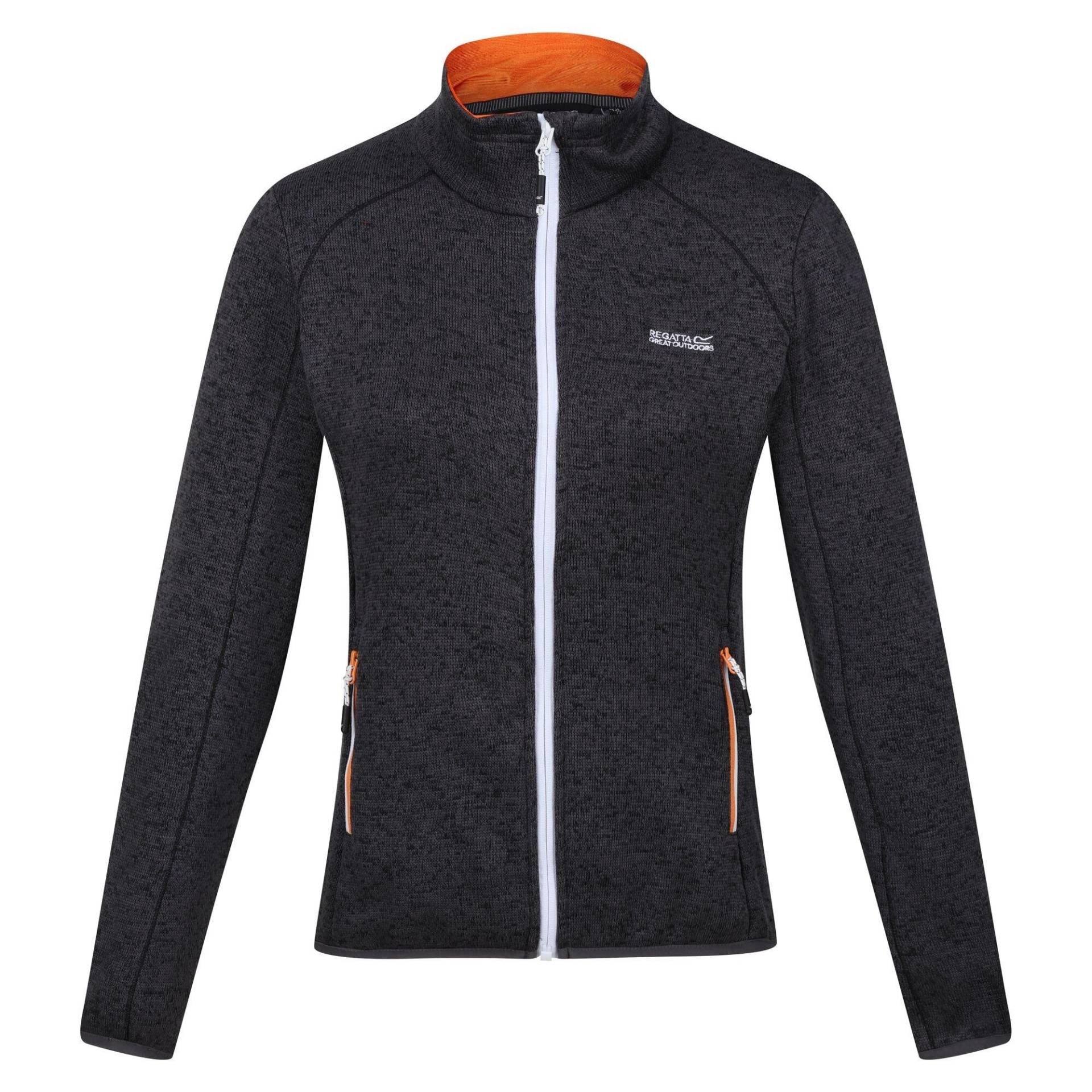 Newhill Fleecejacke Durchgehender Reißverschluss Damen Grau 34 von Regatta