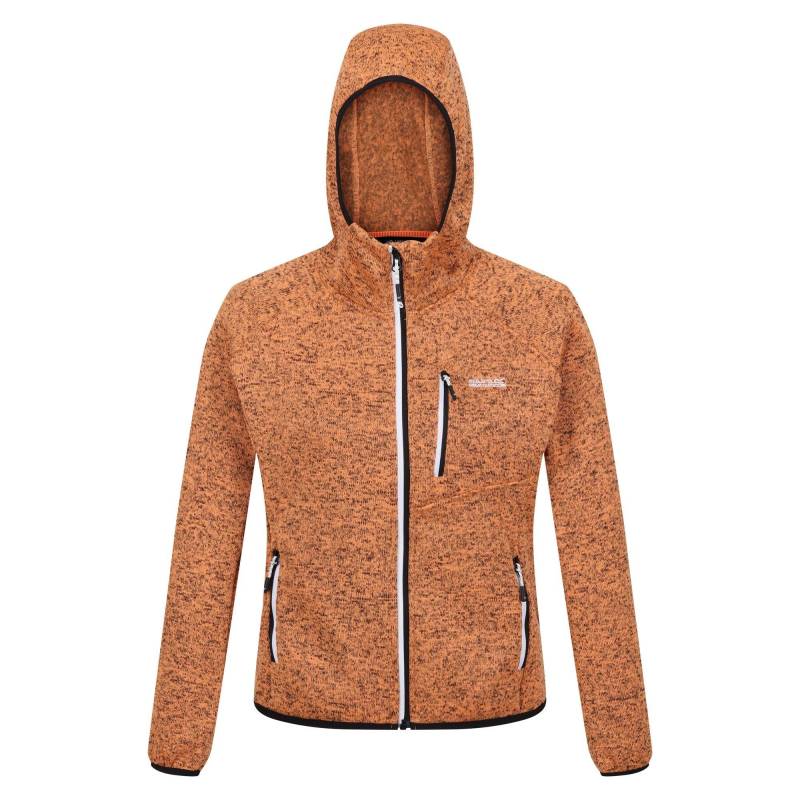 Newhill Fleecejacke Mit Kapuze Damen Gelb Orangé 40 von Regatta