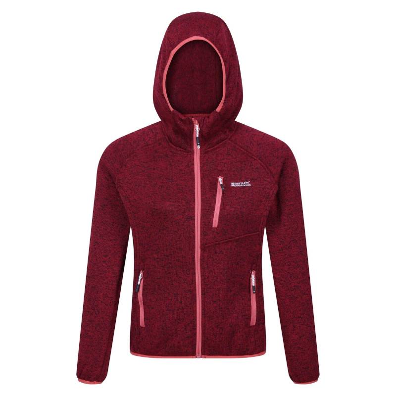 Newhill Fleecejacke Mit Kapuze Damen Rot Bunt 40 von Regatta