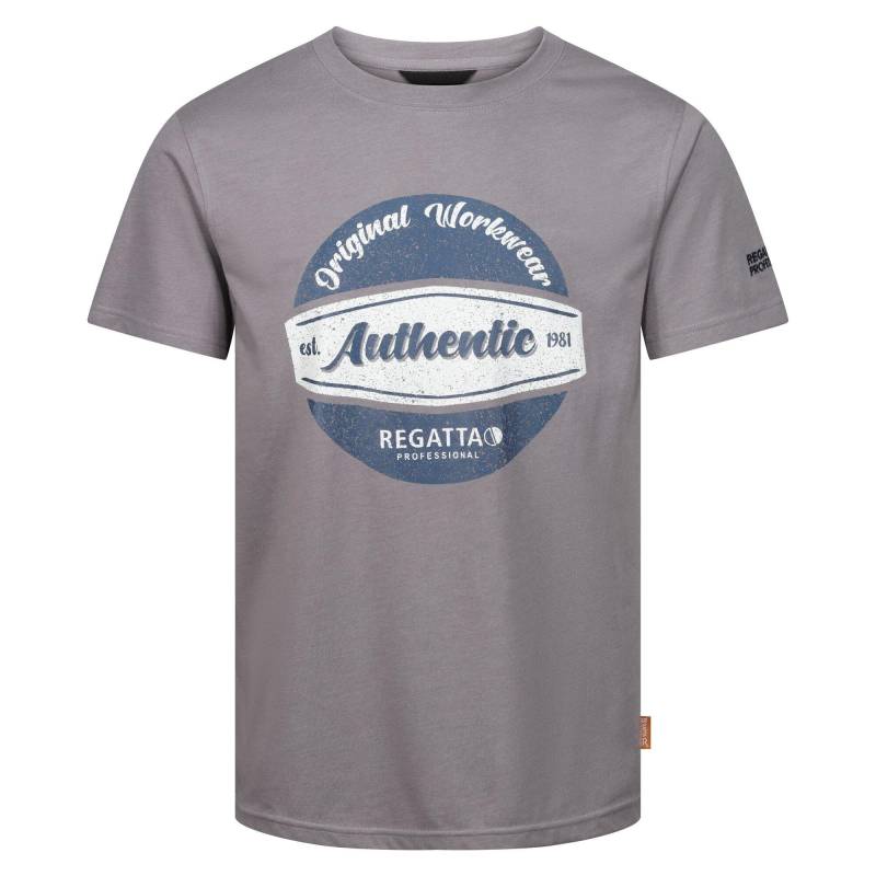 Regatta - Original Workwear TShirt, für Herren, Grau, Größe 3XL von Regatta