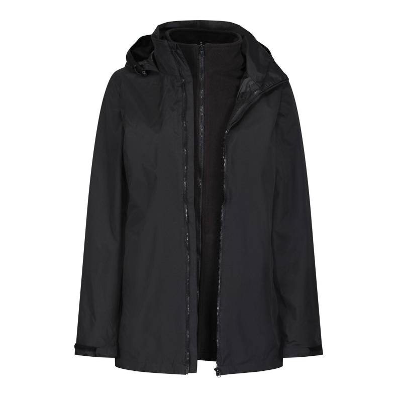 Outdoorjacke Mit Kapuze, Wasserfest Damen Schwarz 38 von Regatta