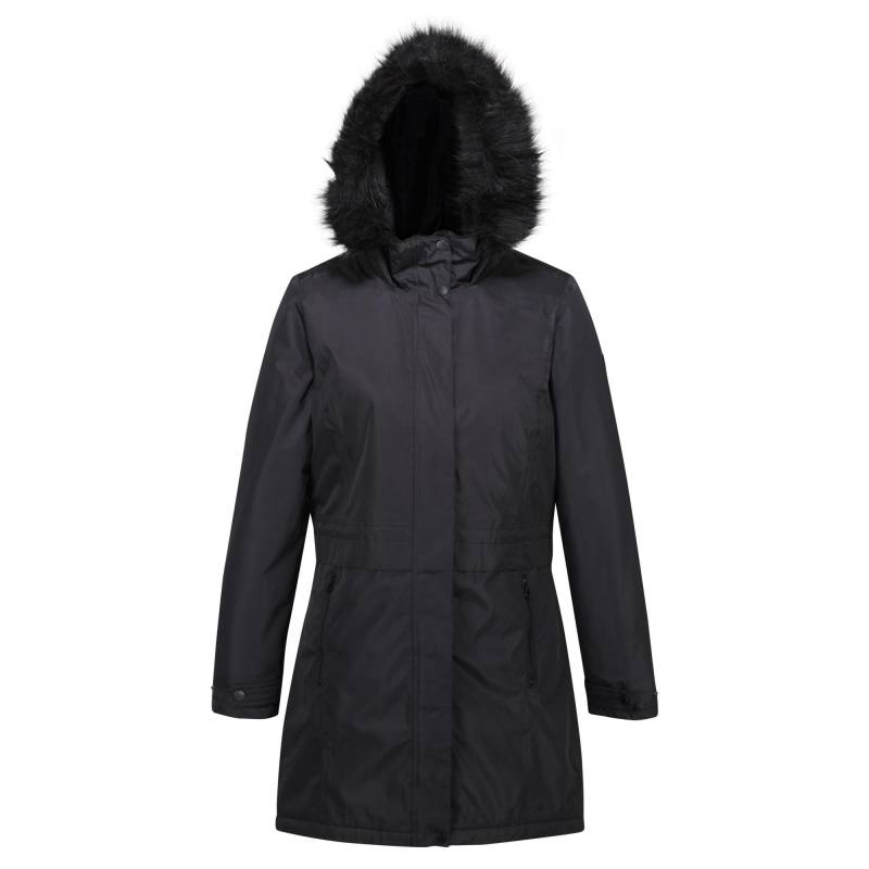 Parka Lexis Mit Kapuze Damen Schwarz 34 von Regatta