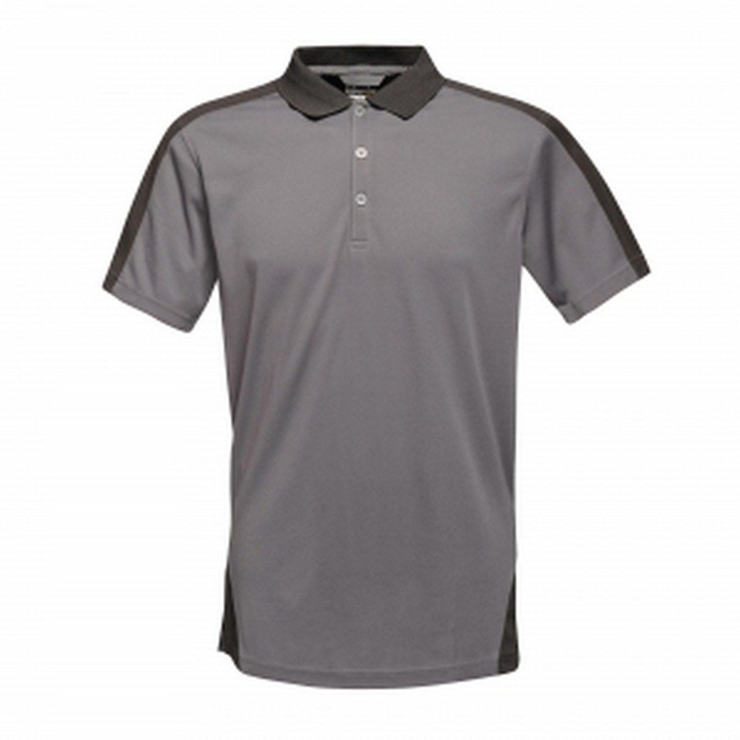 Poloshirt Contrast Coolweave Herren Grau XXL von Regatta