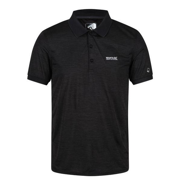 Poloshirt Remex Ii Kurzärmlig Herren Schwarz 3XL von Regatta