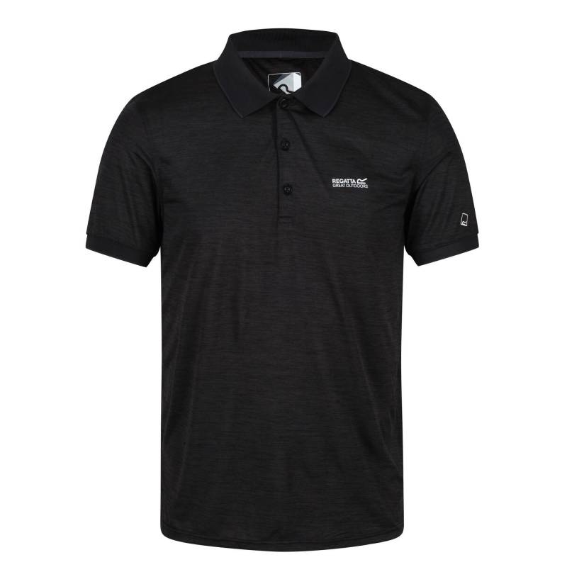 Poloshirt Remex Ii Kurzärmlig Herren Schwarz S von Regatta