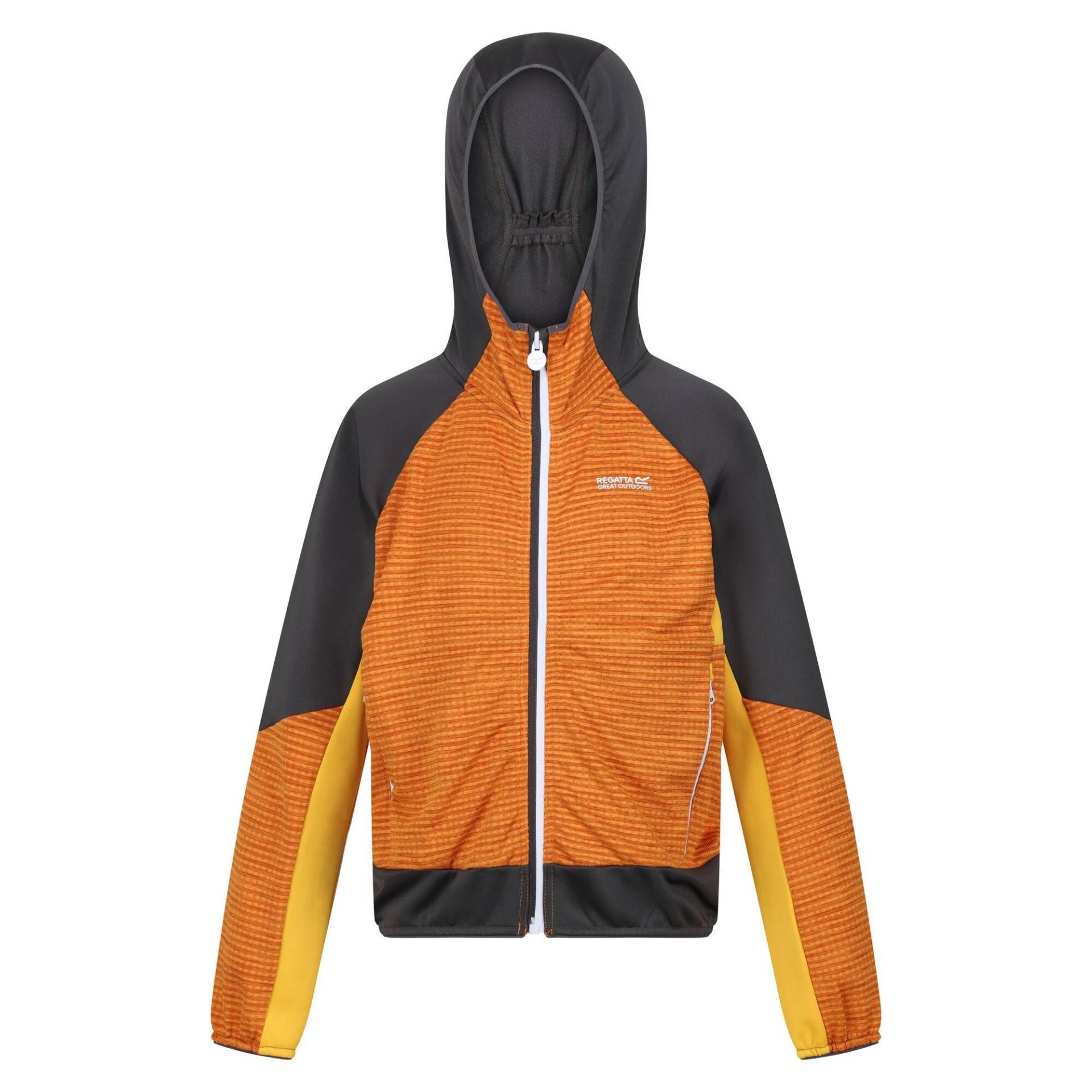 Prenton Ii Softshelljacke Mit Kapuze Mädchen Orange Bunt 104 von Regatta