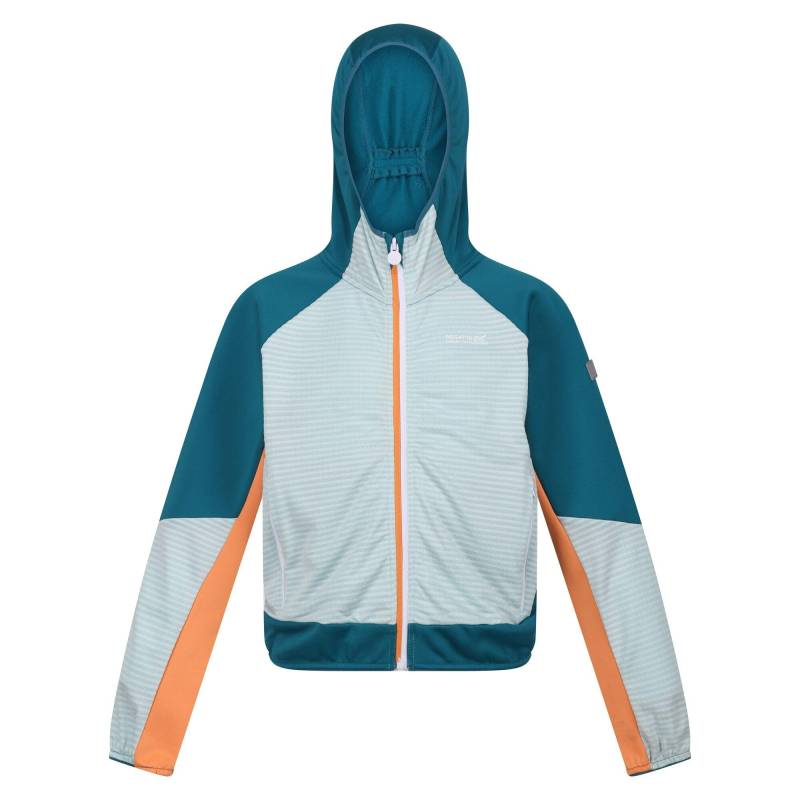 Prenton Ii Softshelljacke Mit Kapuze Mädchen Taubenblau 128 von Regatta