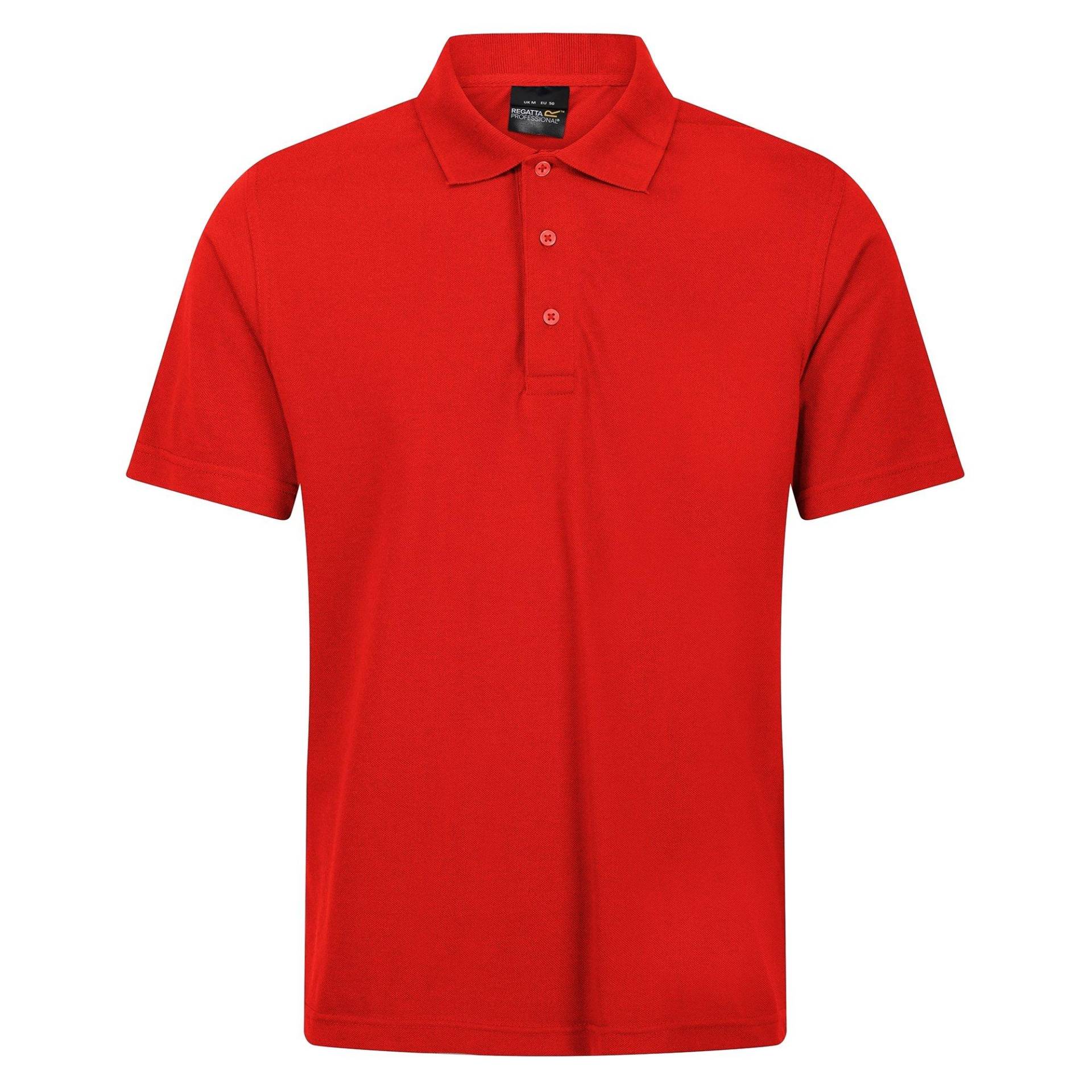 Regatta - Pro 6535 Poloshirt kurzärmlig, für Herren, Rot Bunt, Größe XL von Regatta