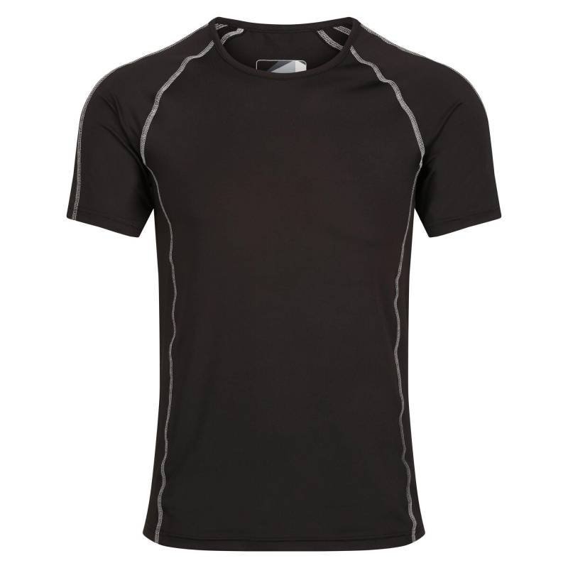 Pro Base Layer Oberteil Kurzärmlig Herren Schwarz L von Regatta